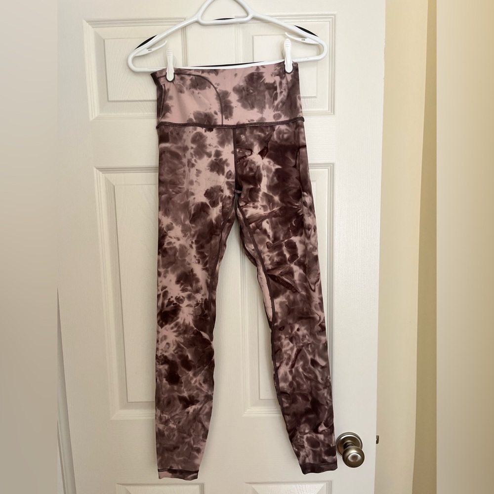 lululemon Align High Waisted Tie-Dye Leggings